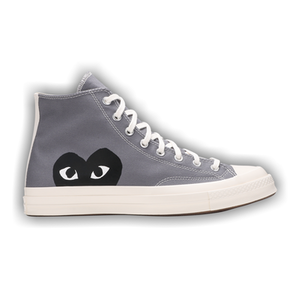 Comme des Garçons PLAY x Converse Chuck 70 High 'Steel Gray'