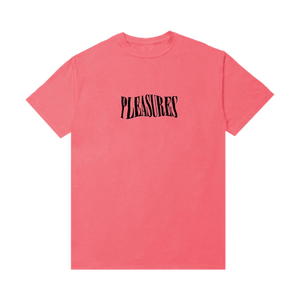 Pleasures Party Logo T-Shirt 'Coral'