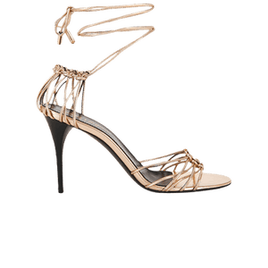 Wmns Saint Laurent Babylone Sandal 'Metal Soft Rose'