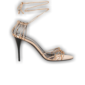 Wmns Saint Laurent Babylone Sandal 'Metal Soft Rose'