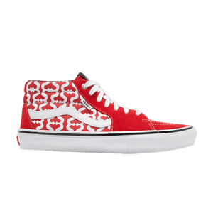 Supreme x Vans Grosso Mid 'Monogram S - Red'