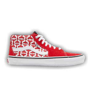 Supreme x Vans Grosso Mid 'Monogram S - Red'