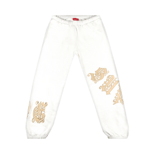 Supreme Old English Wrap Sweatpant 'White'