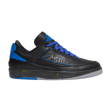 Off-White x Air Jordan 2 Retro Low SP 'Black Varsity Royal'