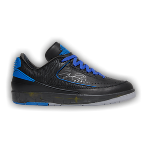 Off-White x Air Jordan 2 Retro Low SP 'Black Varsity Royal'