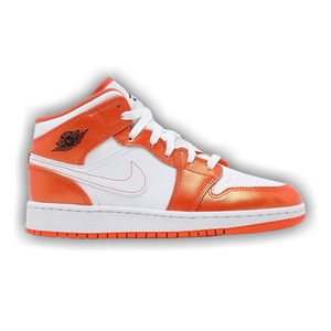 Air Jordan 1 Mid SE GS 'Electro Orange'