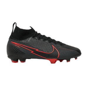 Nike Mercurial Superfly 7 Elite FG GS 'Chile Red Pack - Black'