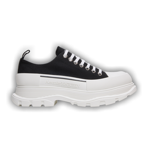 Alexander McQueen Tread Slick Lace Up 'Black White'