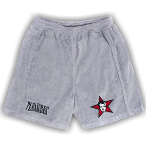 Pleasures Party Animal Velour Shorts 'Grey'