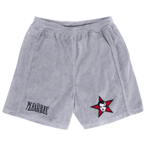 Pleasures Party Animal Velour Shorts 'Grey'