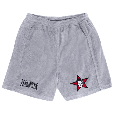 Pleasures Party Animal Velour Shorts 'Grey'