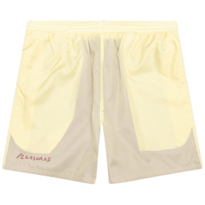 Pleasures VCR Active Shorts 'Cream'