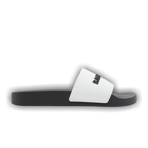 Balenciaga Wmns Pool Slides 'White Black'