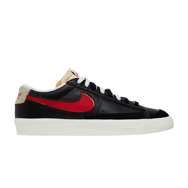 Nike Blazer Low '77 Premium 'Removable Swoosh - Black'