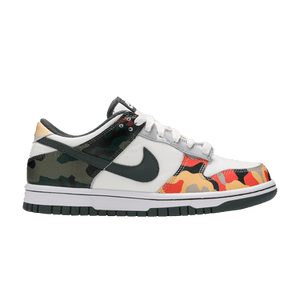 Nike Dunk Low SE GS 'Sail Multi-Camo'