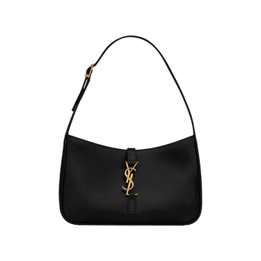 Saint Laurent Le 5 À 7 Hobo Bag In Smooth Leather 'Nero'