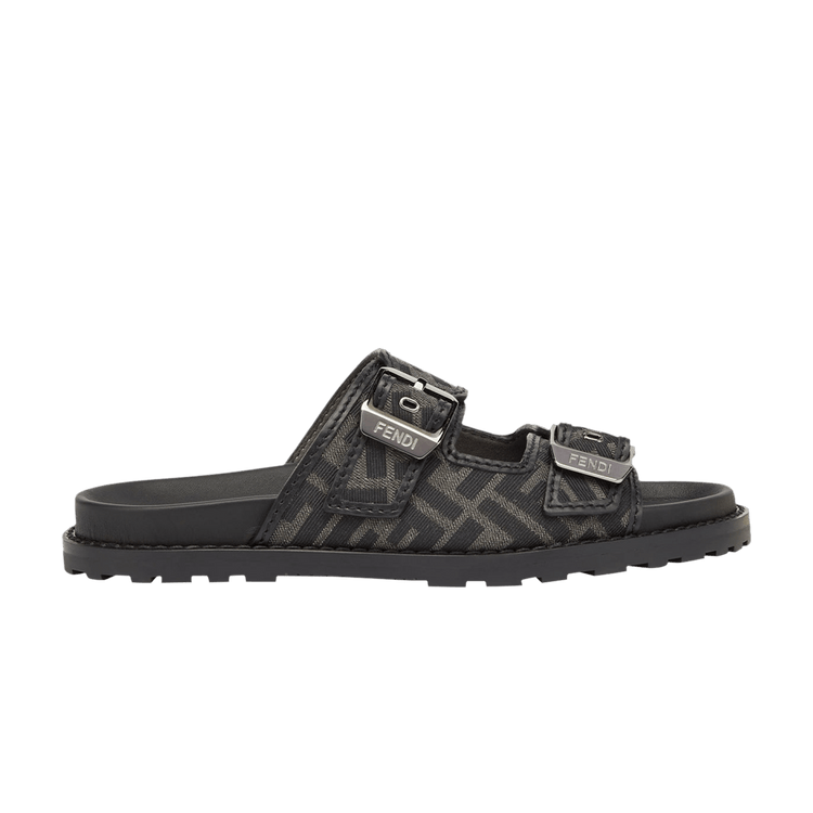 Fendi Feel Sandal 'FF Jacquard - Black' 7X1604 AJZF F0TUY