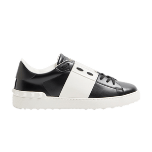 Valentino Garavani Calfskin Open Sneaker 'Black White'
