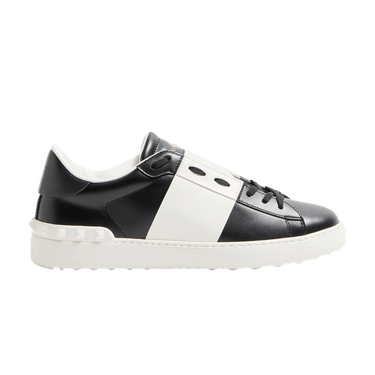 Valentino Garavani Calfskin Open Sneaker 'Black White'