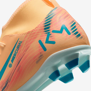 Kylian Mbappé x Nike Jr. Mercurial Superfly 10 GS 'Melon Tint/Igloo/Neo Turquoise'