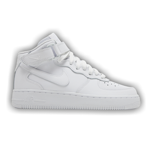 Nike Air Force 1 Mid LE GS 'Triple White'