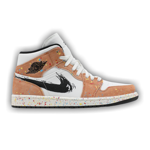 Air Jordan 1 Mid SE 'Brushstroke Paint Splatter'