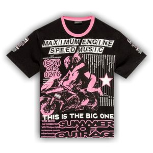 Pleasures Speed Music Heavyweight Shirt 'Black'
