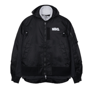 Nike x Sacai Layered Bomber Jacket 'Black'