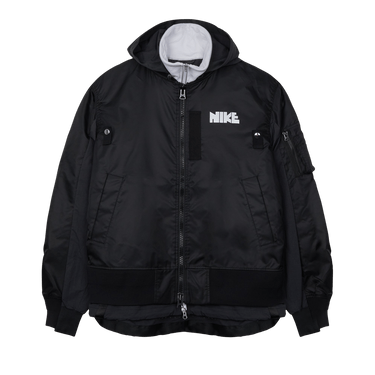 Nike x Sacai Layered Bomber Jacket 'Black'