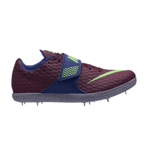 Nike High Jump Elite 'Bordeaux Lime Blast'