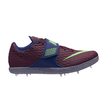 Nike High Jump Elite 'Bordeaux Lime Blast'