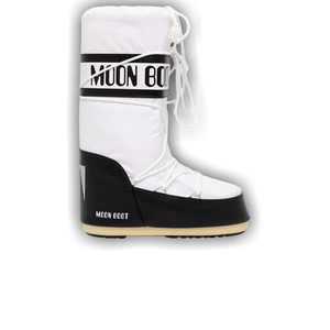 Moon Boot Icon Nylon Boot 'Black White'