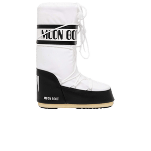 Moon Boot Icon Nylon Boot 'Black White'