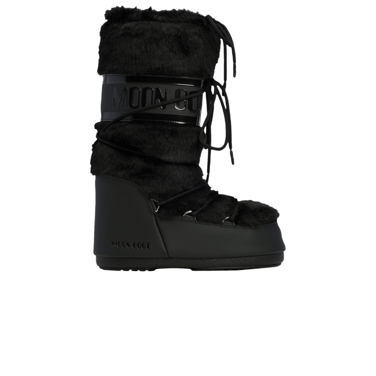 Moon Boot Icon Faux-Fur Boot 'Black' 80D1408900 N001