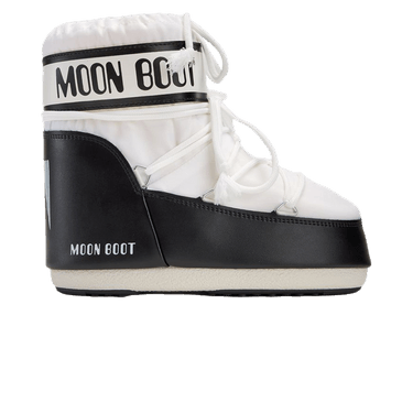 Moon Boot Icon Nylon Low Boot 'White Black'