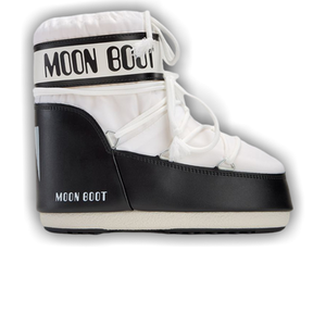 Moon Boot Icon Nylon Low Boot 'White Black'