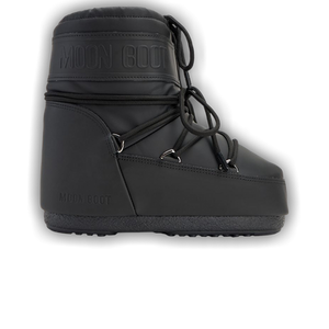 Moon Boot Icon Rubber Low Boot 'Black'