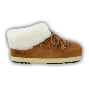 Moon Boot Evx Suede Mule 'Cognac Natural'