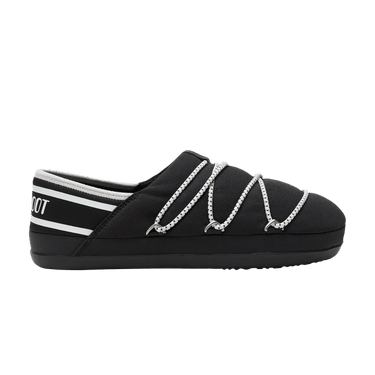 Moon Boot Icon Slipper 'Black'