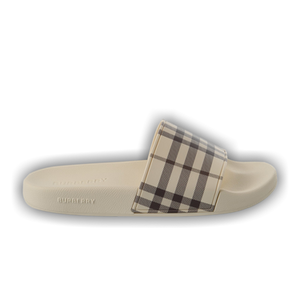 Burberry Wmns Furley Check Sandal 'Light Beige'