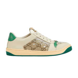 Gucci Wmns Screener 'GG Monogram Crystal - Ivory Green'