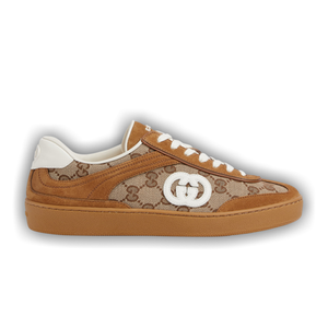 Gucci Wmns G75 'Interlocking G - Brown Suede'