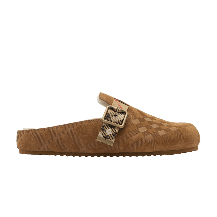 Burberry Wmns Urchin Shearling Mule 'Jute Beige' 8127776