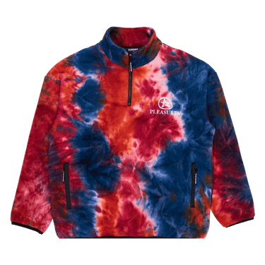 Pleasures Caffeine Polar Fleece Quarter Zip 'Orange'