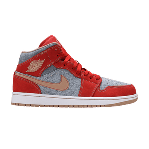 Air Jordan 1 Mid 'Denim Red'