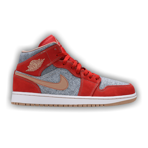 Air Jordan 1 Mid 'Denim Red'