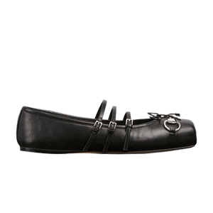 Gucci Wmns Horsebit Ballet Flat 'Black'