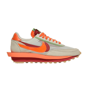 sacai x Clot x Nike LDWaffle 'Net Orange Blaze'