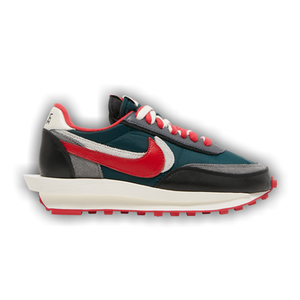 sacai x Undercover x Nike LDWaffle 'Midnight Spruce University Red'
