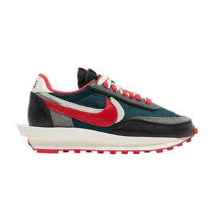 sacai x Undercover x Nike LDWaffle 'Midnight Spruce University Red'